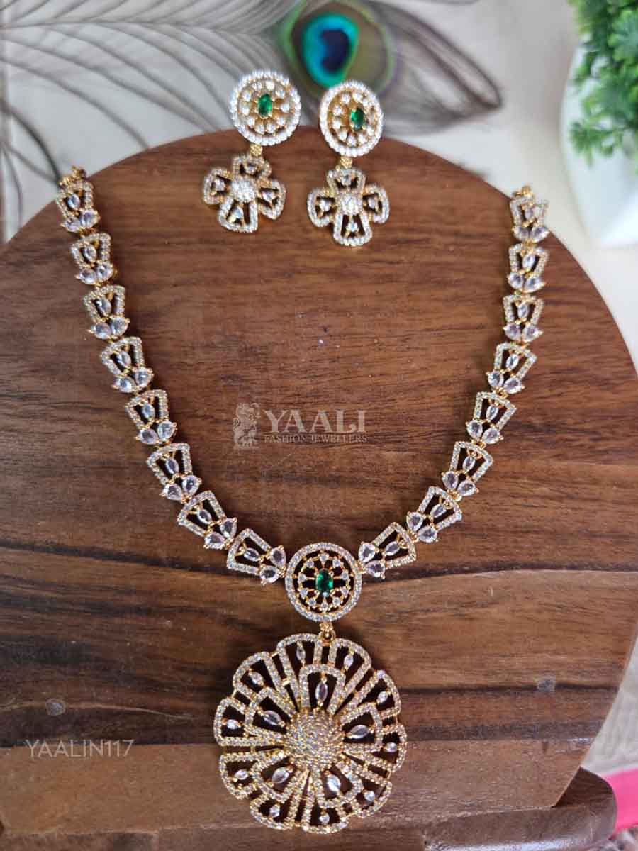 Full AD stone neklace 